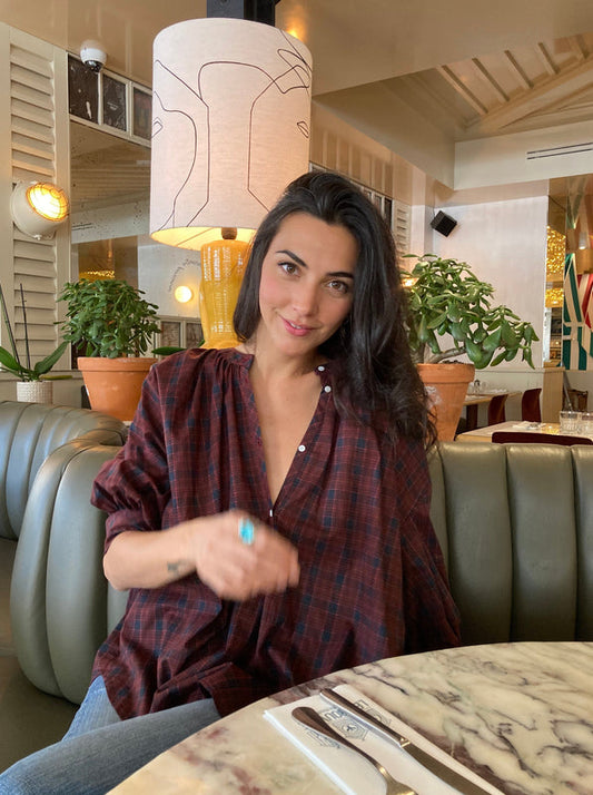 BLOUSE SOPHIE CARREAUX