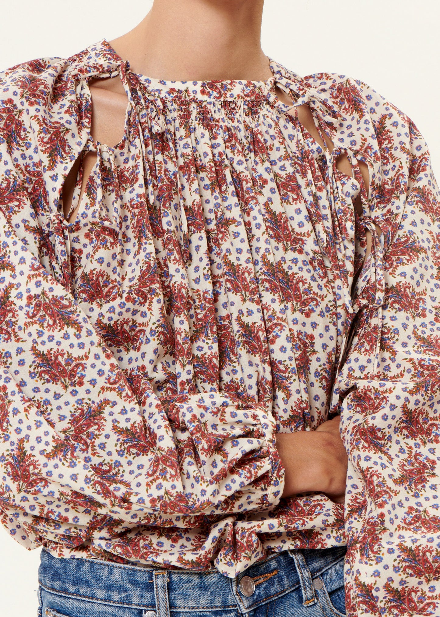 BLOUSE ZINA IMPRIMÉE BOHÈME