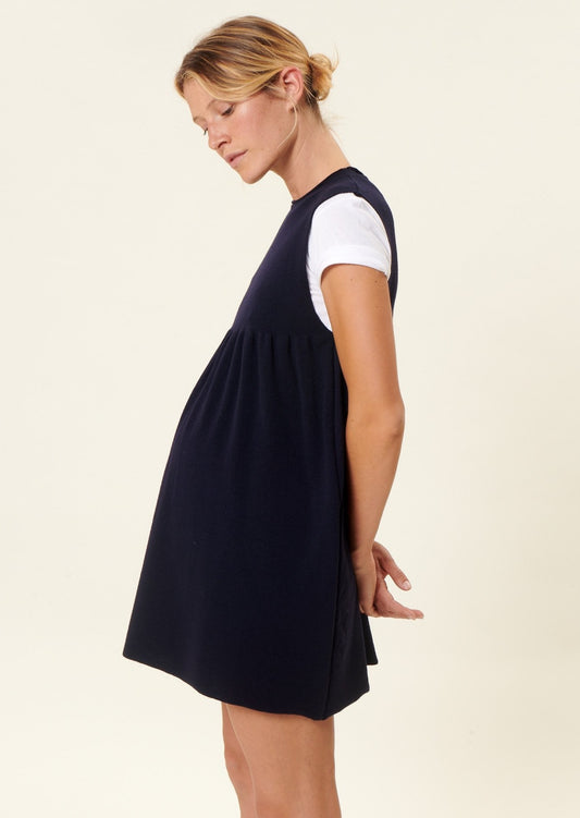 ROBE LOUISE EN LAINE MERINOS