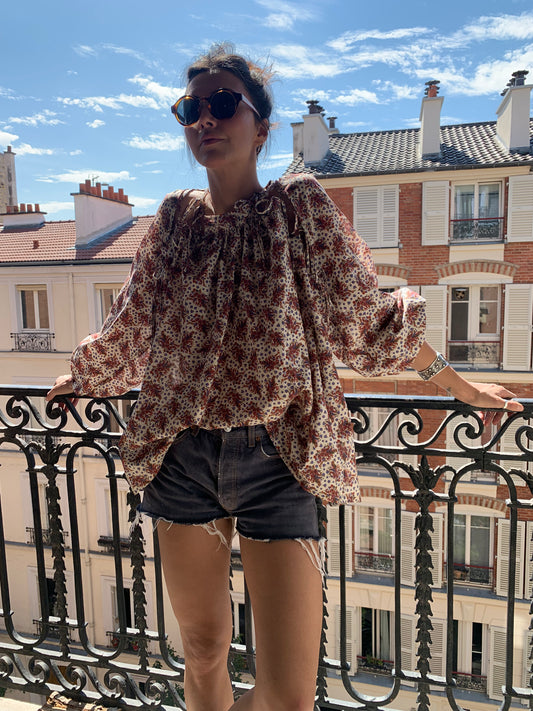 BLOUSE ZINA IMPRIMÉE BOHÈME